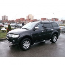 Mitsubishi Pajero Sport 2008-  Дефлекторы окон, 4 шт, темные, EGR.