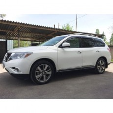 Nissan Pathfinder 2013-  Дефлекторы окон, 4 шт, темные, EGR.
