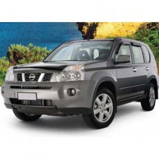 Nissan X-Trail 2007-2014 - Дефлекторы окон, 4 шт, темные, EGR.