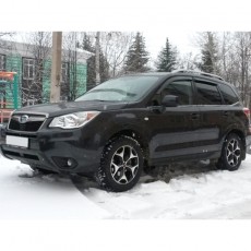 Subaru Forester 2013-   Дефлекторы окон, 4 шт, темные, EGR.
