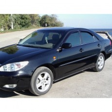 Toyota Camry 2002-2005 - Дефлекторы окон, 4 шт, темные. EGR.