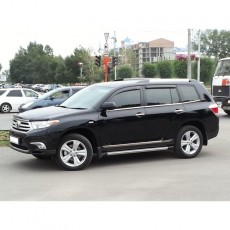 Toyota Highlander 2010-2013 - Дефлекторы окон, 4 шт, темные, EGR.