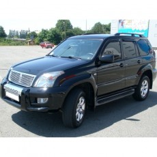 Toyota Land Cruiser Prado 120 2003-2009 - Дефлекторы окон, 4 шт, темные. EGR.