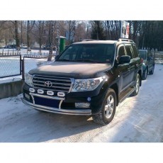 Toyota Land Cruiser 200 2008-   Дефлекторы окон, 4 шт, темные. EGR.