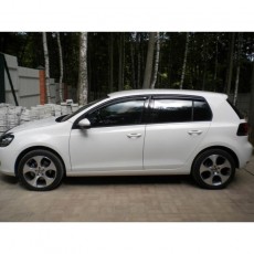 Volkswagen Golf 2009-2012 - Дефлекторы окон, 4 шт, темные, EGR.