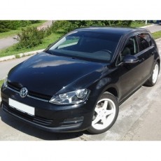 Volkswagen Golf 2013-   Дефлекторы окон, 4 шт, темные, EGR.