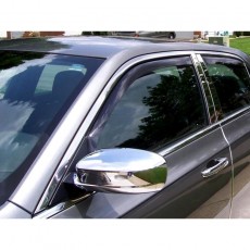 Chrysler 300C 2011-2016 - Дефлекторы окон, передние, темные. (WeatherTech)