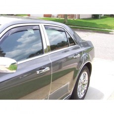 Chrysler 300C 2011-2016 - Дефлекторы окон, задние, светлые. (WeatherTech)