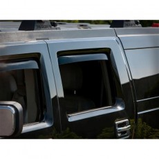 Hummer H2 2003-2010 - Дефлекторы окон, задние, темные. (WeatherTech)