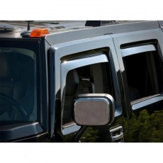 Hummer H2 2003-2010 - Дефлекторы окон, передние, светлые. (WeatherTech)