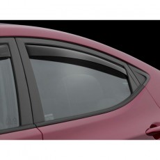 Hyundai Elantra 2011-2016 - Дефлекторы окон, задние, темные. (WeatherTech)