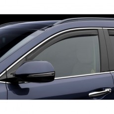 Hyundai Santa Fe 2013-2016 - Дефлекторы окон, передние, темные. (WeatherTech)