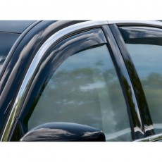 Infiniti G 2007-2013 - Дефлекторы окон, передние, темные. (WeatherTech)