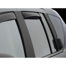 Jeep Compass 2007-2016 - Дефлекторы окон, задние, темные. (WeatherTech)