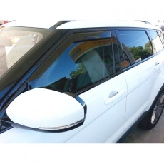 Land Rover Range Rover Evoque 2012-2016 - Дефлекторы окон, передние, светлые. (WeatherTech)