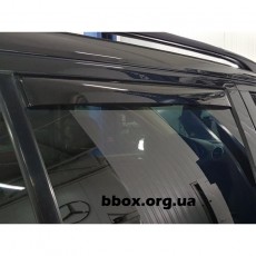 Mercedes GL-Class 2007-2012 - Дефлекторы окон, задние, темные. (WeatherTech)
