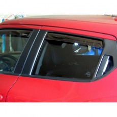 Nissan Juke 2011-2016 - Дефлекторы окон, задние, темные. (WeatherTech)