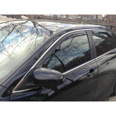 Toyota Camry 2012-2014 - Дефлекторы окон, передние, светлые. (WeatherTech)