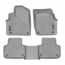 Коврики салона Audi Q7 2015- WeatherTech 46887-1-2, Серые