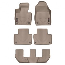 Коврики  Volvo XC90 2015- гибрид WeatherTech 45828-1-4-3, Бежевые
