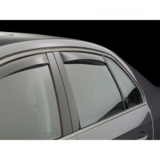 Volkswagen Jetta 2005-2010 - Дефлекторы окон, задние, темные. (WeatherTech)