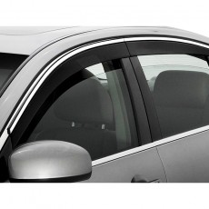 Lexus ES 2007-2012 - Дефлекторы окон, 4 шт, темные с хромированным молдингом. AVS.