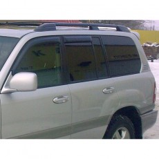 Toyota Land Cruiser 100 1998-2007 - Дефлекторы окон, 4 шт, темные. AVS.