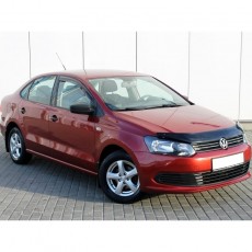 Volkswagen Polo 2010-2016 - Дефлектор капота, темный, EGR.