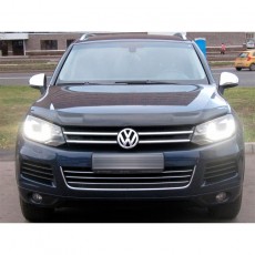 Volkswagen Touareg 2011-2016 - Дефлектор капота, темный, EGR.