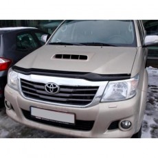 Toyota Hilux 2012-2015 - Дефлектор капота, темный, EGR.