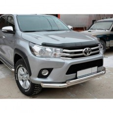 Toyota Hilux 2015-2016 - Дефлектор капота, темный, EGR.
