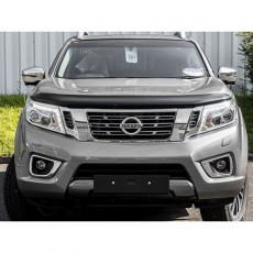 Nissan Navara 2016-  - Дефлектор капота, темный, EGR.