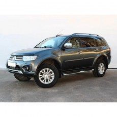 Mitsubishi Pajero Sport 2008-2015 - Дефлектор капота, темный, EGR.