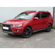 Mitsubishi Outlander 2010-2012 - Дефлектор капота, темный, EGR.