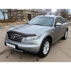 Infiniti FX 2003-2008 - Дефлектор капота, темный. EGR.