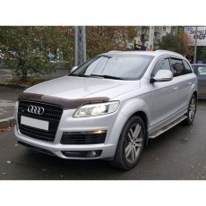 Audi Q7 2005-2015 - Дефлектор капота, темный. EGR.