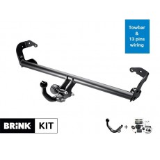 ФАРКОП Citroen C1 быстросъемный Brink (Thule) 591134