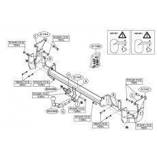 ФАРКОП Citroen Jumpy 2016- Brink (Thule) 617400