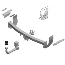 ФАРКОП Nissan X-Trail 2013- быстросъемный Brink (Thule) 592800