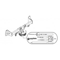 ФАРКОП BMW 3-ser. F30 2012- быстросъемный Westfalia 303352600001