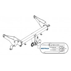 ФАРКОП Chevrolet Captiva быстросъемный Westfalia 342217600001