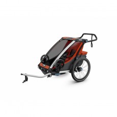 Детская коляска Thule Chariot Cross 1 (Roarange - Dark Shadow)