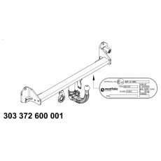 ФАРКОП BMW 2 (F45;F46) 2014-  невидимый Westfalia 303372600001
