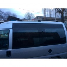 Рейлинги черные для Peugeot Expert 1996-2007гг. с пластиковыми опорами