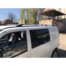 Рейлинги хромированные для Mercedes Vito W638 1996-2003гг. с пластиковыми опорами