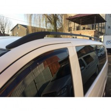 Рейлинги черные для Mercedes Vito/Viano W639 2003-14гг. с пластиковыми опорами