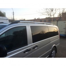 Рейлинги хромированные (Оригинальный дизайн) для Mercedes Vito/Viano W639 2003-14гг.