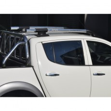 Рейлинги серые (с поперечинами) для Mitsubishi L200 2006-