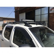 Рейлинги с перемычками (Черные) - Nissan Navara 2006-2015гг.