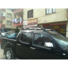 Рейлинги с перемычками (Хром) - Nissan Navara 2006-2015гг.